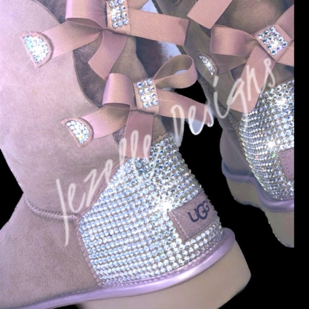 Msg.2.order 💎 Rhinestone UGGS Custom Swarovski Crystal Ugg Boots